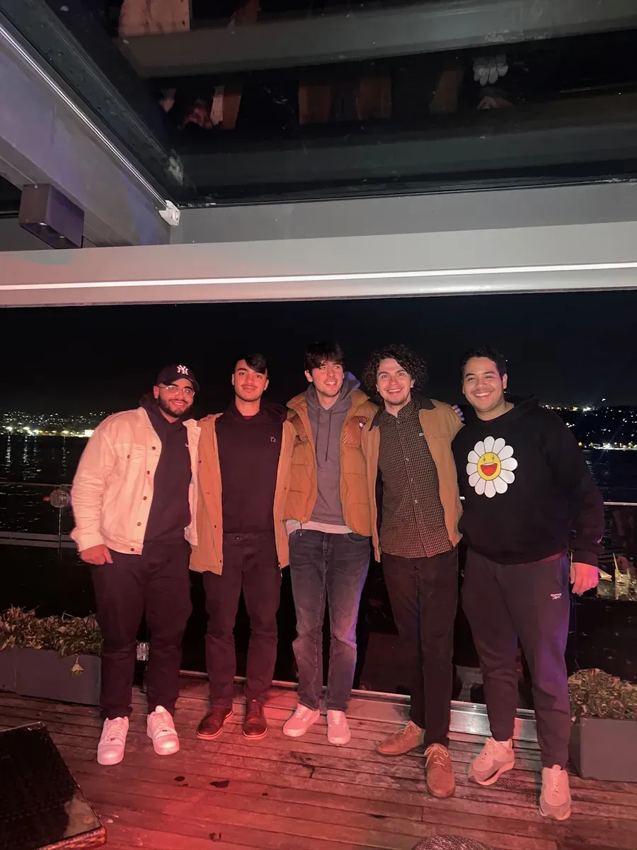 Samuel Schmitt with builders at an ETHGlobal event in Istanbul