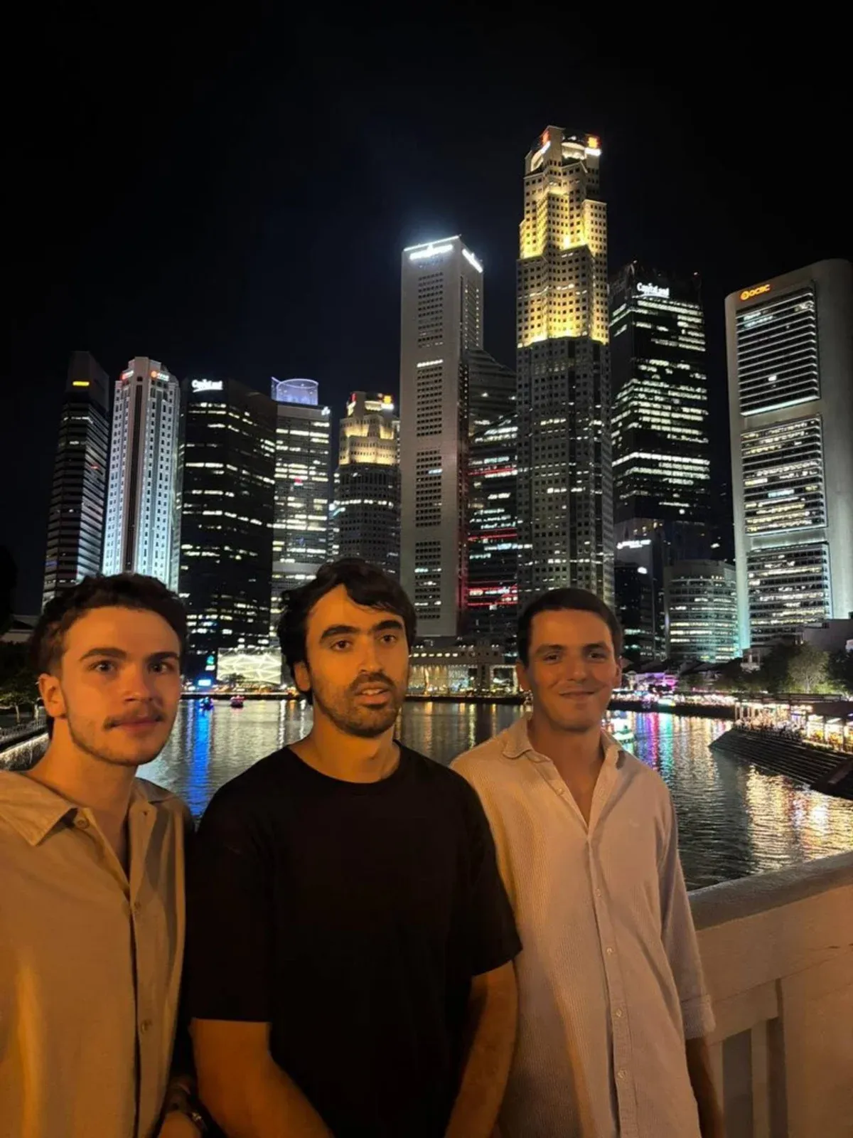Samuel Schmitt with the Sail team in Singapore during TOKEN2049 week
